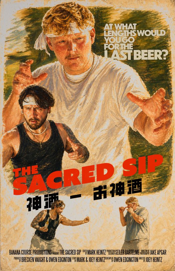 The Sacred Sip poster (2026 Direction)
